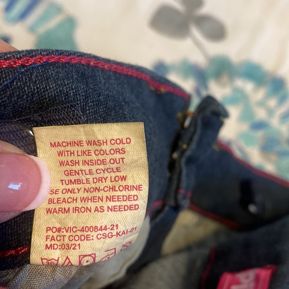 Pink latte, super soft and comfy denim jeans. 12 - Picture 7 of 13